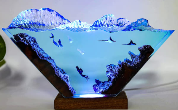 epoxy resin art