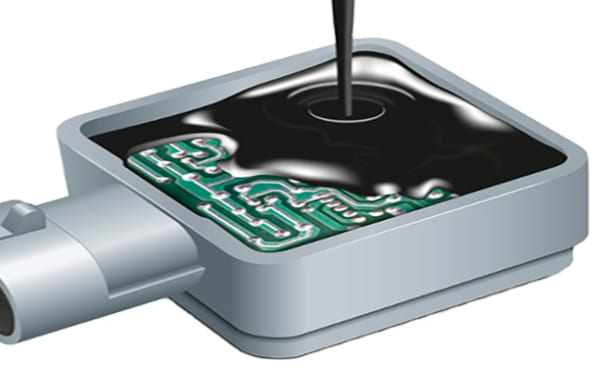 epoxy resin sensor potting